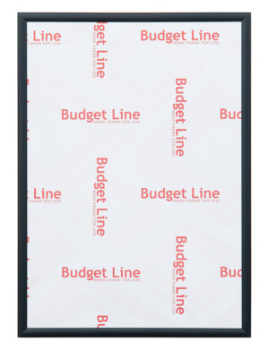 Wissellijst aluminium Budget Line mat zwart