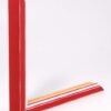 Wissellijst hout F302 3D Rood met witte space