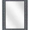 Houten spiegel F2702 Oud Zwart - 30mm