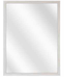 Houten spiegel F124 Wit eiken - 15 mm