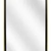 Houten spiegel F2024 Zwart-Blank - 20mm