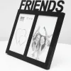 Multifotolijst 2x10x15 zwart voor 2 foto’s - FRIENDS