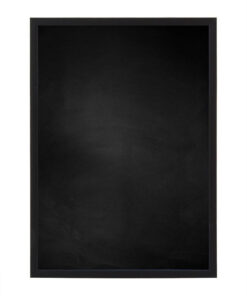 Krijtbord met aluminium lijst - Mat zwart - 10mm