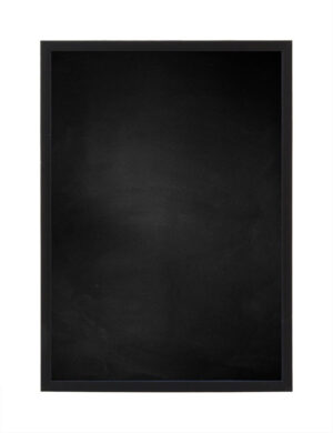 Krijtbord met aluminium lijst - Mat zwart - 10mm