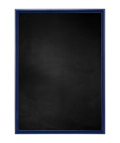 Krijtbord met aluminium lijst - Blauw - 10mm