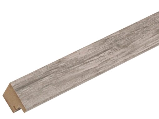 Magneetbord met houten lijst in grijs-beige